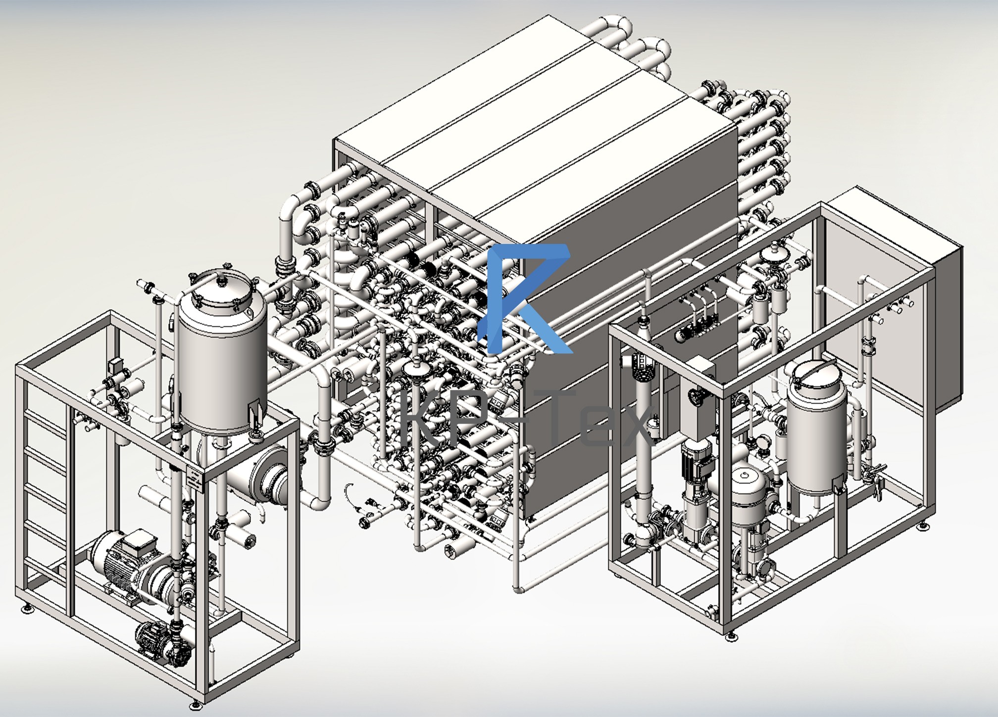 Стерилизационно-охладительная установка, ультрапастеризация, UHTKP-Tex